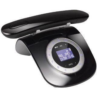 AEG BEAT 15 schnurloses DECT Telefon mit Anrufbeantworter schwarz