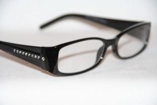 verzierte Nerd Brille Damen Klarglas Sonnenbrille schwarz 284