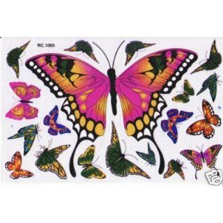 Schmetterlinge Butterfly Deko Basteln Spiel Sticker Bogen Aufkleber 27