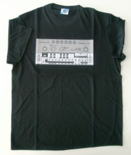 Roland TB 303 Bass Line T Shirt (Black / Size M) NEW