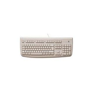 Logitech DeLuxe 250 Keyboard USB schnurgebunden weiß 