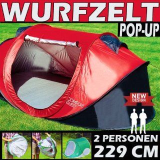 OUTDOOR Wurfzelt   POP UP Zelt   229 cm   inklusive Tragetasche