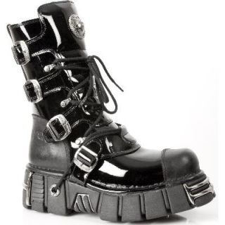 Turbo Lack Stiefel / Gothic/ Metal Boots M.313 S1 *NEU*