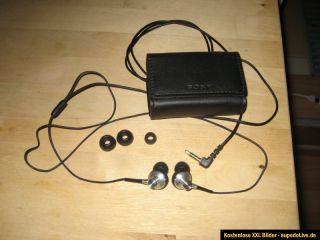 Sony MDR EX90LP Kopfhörer InEar, aus Aluminium, mit Ledertasche