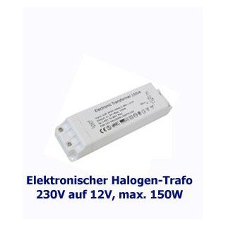 Elektronischer Halogen Trafo 230 V auf 12 V max. 150 W 