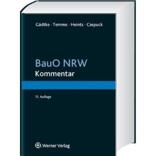 BauO NRW Kommentar Horst Gädtke, Heinz Georg Temme