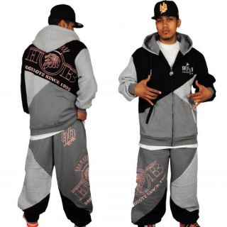 Hoodboyz Trainingsanzug Suit Anzug Jogginganzug S 3XL Hip Hop 47983