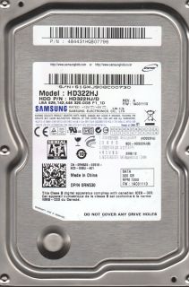 Samsung 320GB HD322HJ, FW 1AC01113, A, SATA 3.5 Hard Drive