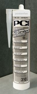 25,65€/L PCI Carraferm Sanitär Silikon 310ml sandgrau grau