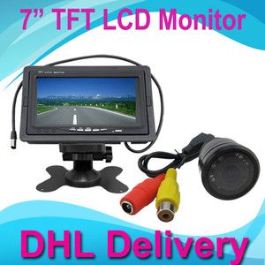 POLLICI TFT colori auto Monitor LCD and E325 CMOS CCD REAR VIEW