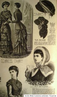 Jg 1880 Mode Fashion Magazine Der Bazar Illustrirte Damen Zeitung Heft