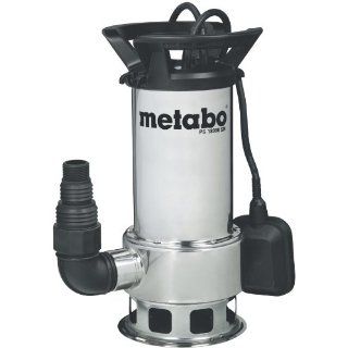 Metabo 251800000 Schmutzwasserpumpe PS18000S0S, 1100W, 230Volt, 50Hz
