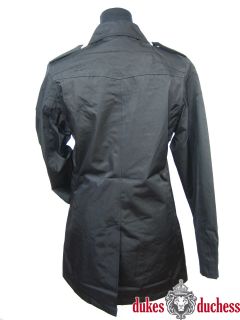 Sommerjacke Jacke Mantel Frenchcoat schwarz Gr.L UVP329€