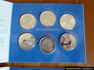 56 x 10 Euro Silbermünzen BRD Gedenkmünzen   2003 2012 komplett (PP
