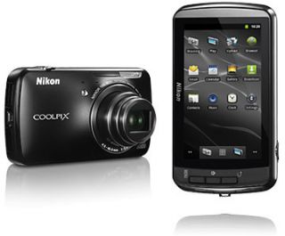 Nikon Coolpix S800c Kompaktkamera 3,5 Zoll schwarz Kamera