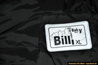 ODENWÄLDER BabyNest BILLI XL Fußsack in schwarz