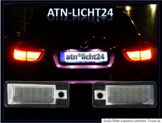 Kennzeichen Beleuchtung LED Audi A3 A4 8E B6 RS4 A6 RS6 Q7 LED TÜV