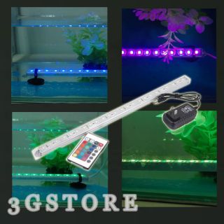 Aquarium Leuchtstab SMD LED unterwasser Beleuchtung + 24 Key