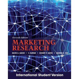 Marketing Research International Student Version David A