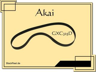 Akai GXC 325 D GXC325D Capstan Riemen Tape Deck