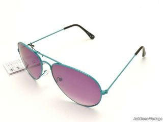 Pilotenbrille designer Sonnenbrille Türkis Brille Neu