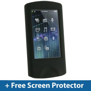 Innov8   Black Silicone Skin Case Cover for Sony Walkman NWZ A865 NWZ