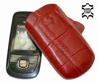 Nokia 7230 Slide Lederetui Handytasche Schutzhülle Case