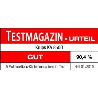 Krups KA 850D Küchenmaschine Prep Expert Serie 8000 Testmagazin