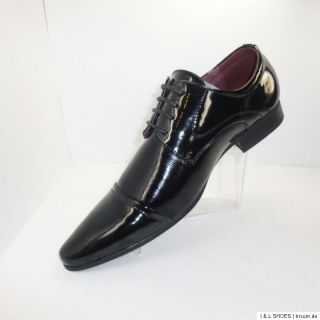 Top Business Schnürer Herren Schuhe Glanz Größen 39 45