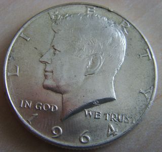 USA(341) 1/2 $ Silber Münze Liberty 1964 