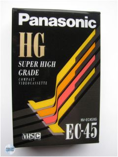 PANASONIC NV EC 45 XG VHS C Camcorder Video Kassette NEU SEALED (EU