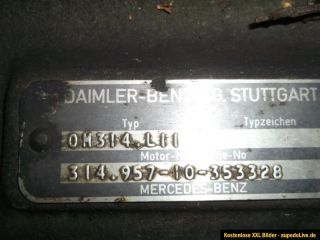 Motor OM 352 für Unimog MB Trac, Boot, Lkw, Mähdrescher 84 PS