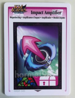 AKDP 345 Impact Kid Icarus Uprising Nintendo 3DS AR Trading Card Karte