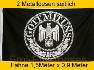 Militaria Gott Mit Uns , Adler Deutschland Schwarz Weiss # 366