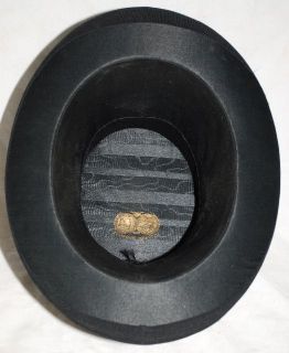 D363/ HUT Zylinder Klappzylinder Chapeau Claque + Hutschachtel um 1900