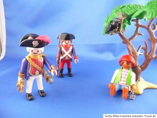 Playmobil Piraten Soldaten Offiziere Garde Piratenschiff Franzose mit
