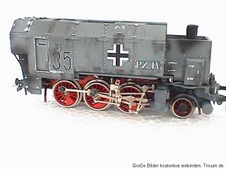 372  Panzerlok Panzerzug Dampflok Lok Wehrmacht DR 187