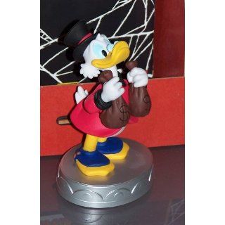 Disney Mickey Mouse   DAGOBERT DUCK Kunststoff Figur auf Sockel, ca