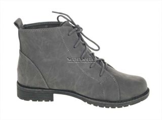 Jumex Damenstiefel Boot Boots Stiefel grau Größen 36 42