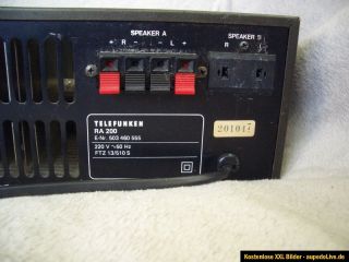 Telefunken HIGH SPEED INTEGRATED AMPLIFIER RA 200