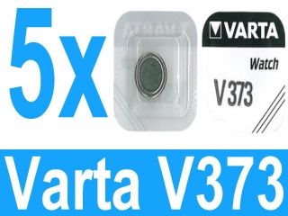 Stück Varta V 373 Knopfzelle Batterie V373 SR916SW SR68 LR916 5x