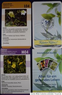 Spielkarten Quartett 52 Karten Arzneipflanzen Govi Verlag