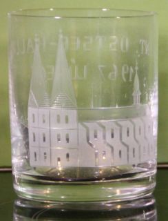Gläser von Carl Rotter Lübeck mit Kristall Schliff