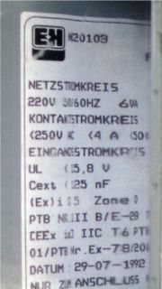 Endress Hauser Netzstromkreis FTC 382 Z Füllstand Sonde