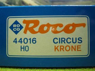 Roco 44016 H0 Wagenset Circus Krone, OVP, NEUWERTIG / M394
