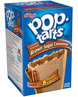 1kg) Kelloggs Pop Tarts Frosted Brown Sugar Cinnamon 397 gr.