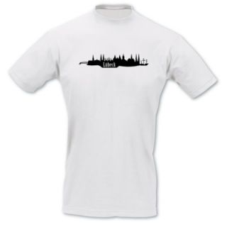 Shirt Lübeck Skyline Stadt City Sols 8 Farben S   5XL
