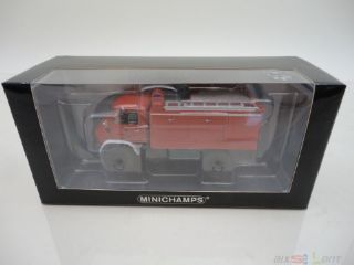 Minichamps Mercedes Benz Unimog 404 8 Feuerwehr TLF Aachen Lim. Edt. 1