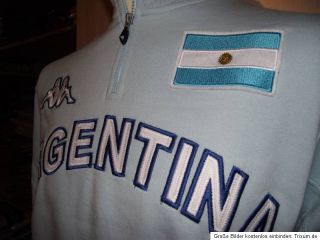 NEU  Orig.KAPPA Sweatshirt (Eroi) ARGENTINA  Gr.S,M,L,XL,XXL Dicke