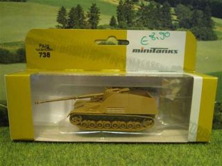 Roco Minitanks 740 791 228 738 H0 Militär 2.Weltkrieg, Panzer 4 Stk